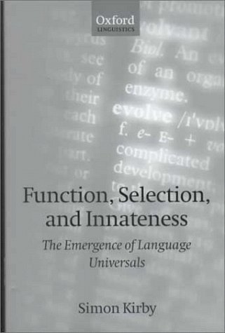 Function Selection and Innateness Cover